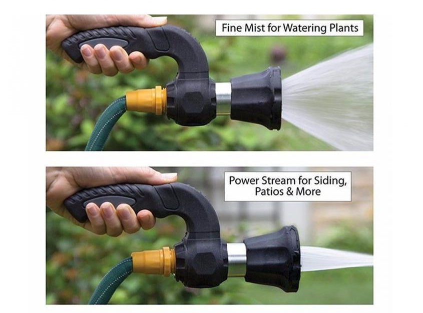 Mighty Power Hose Blaster Nozzle Lawn Garden Car Washing